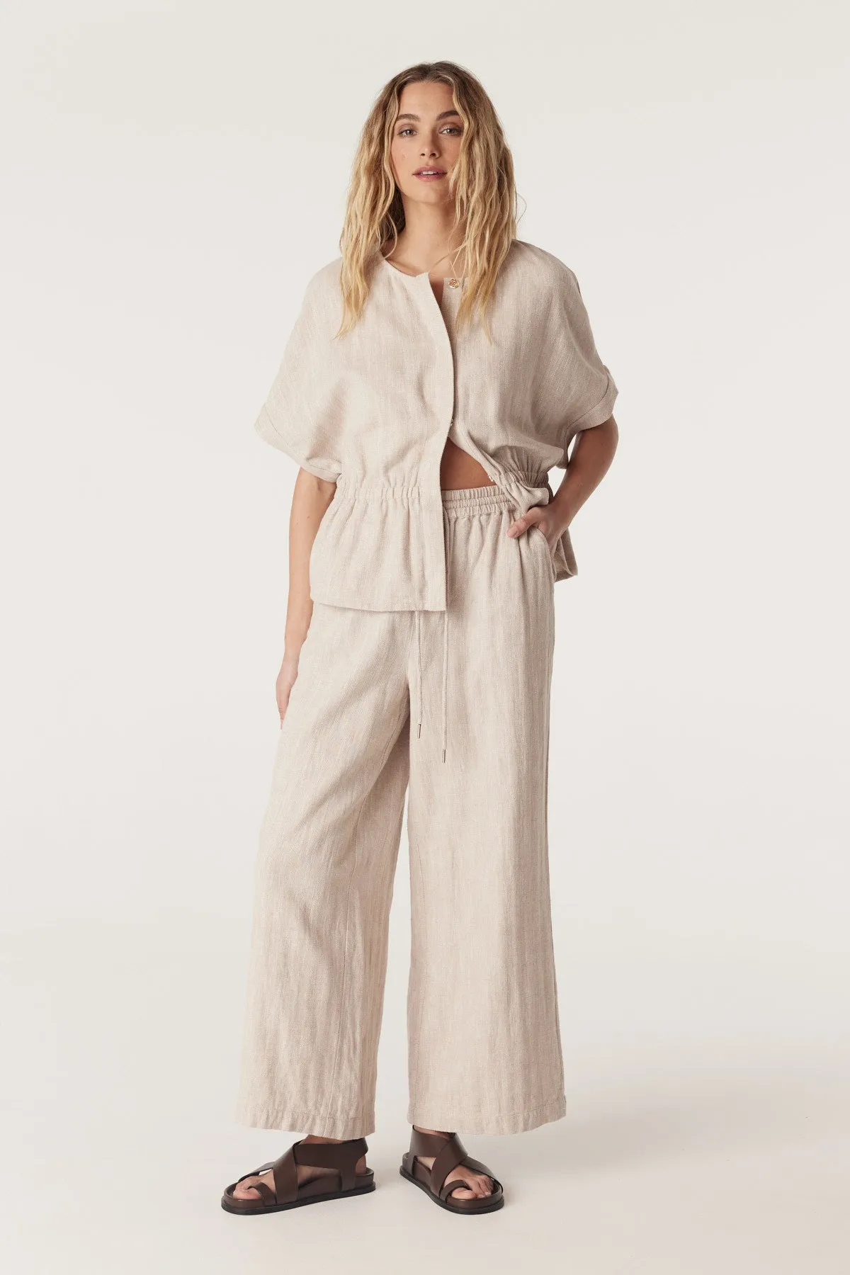 Marrakesh Linen Pant - Natural