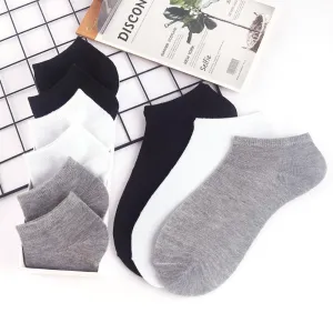 Men's Low-cut Cotton Short Shallow Mesh Socks