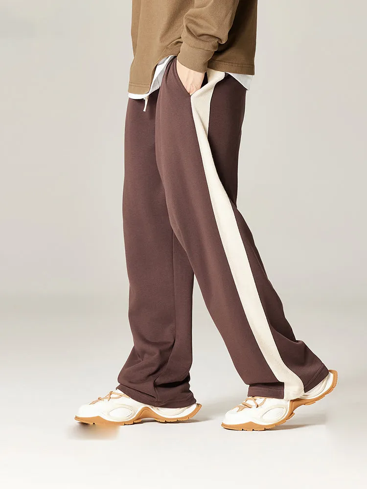 Men'S Wide Leg Pants With Loose Drawstrings