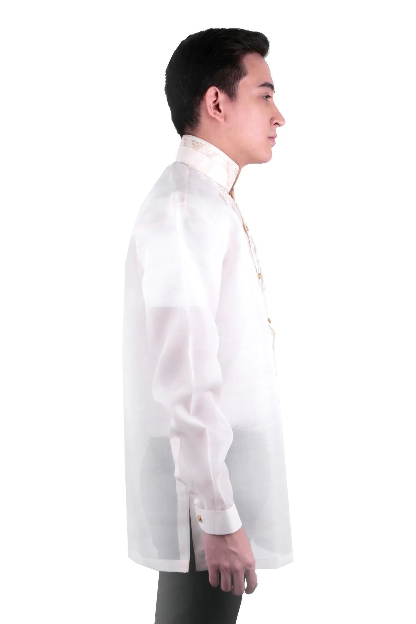 MJ19 - MADE-TO-ORDER - Jusi Barong Tagalog Double-Collar