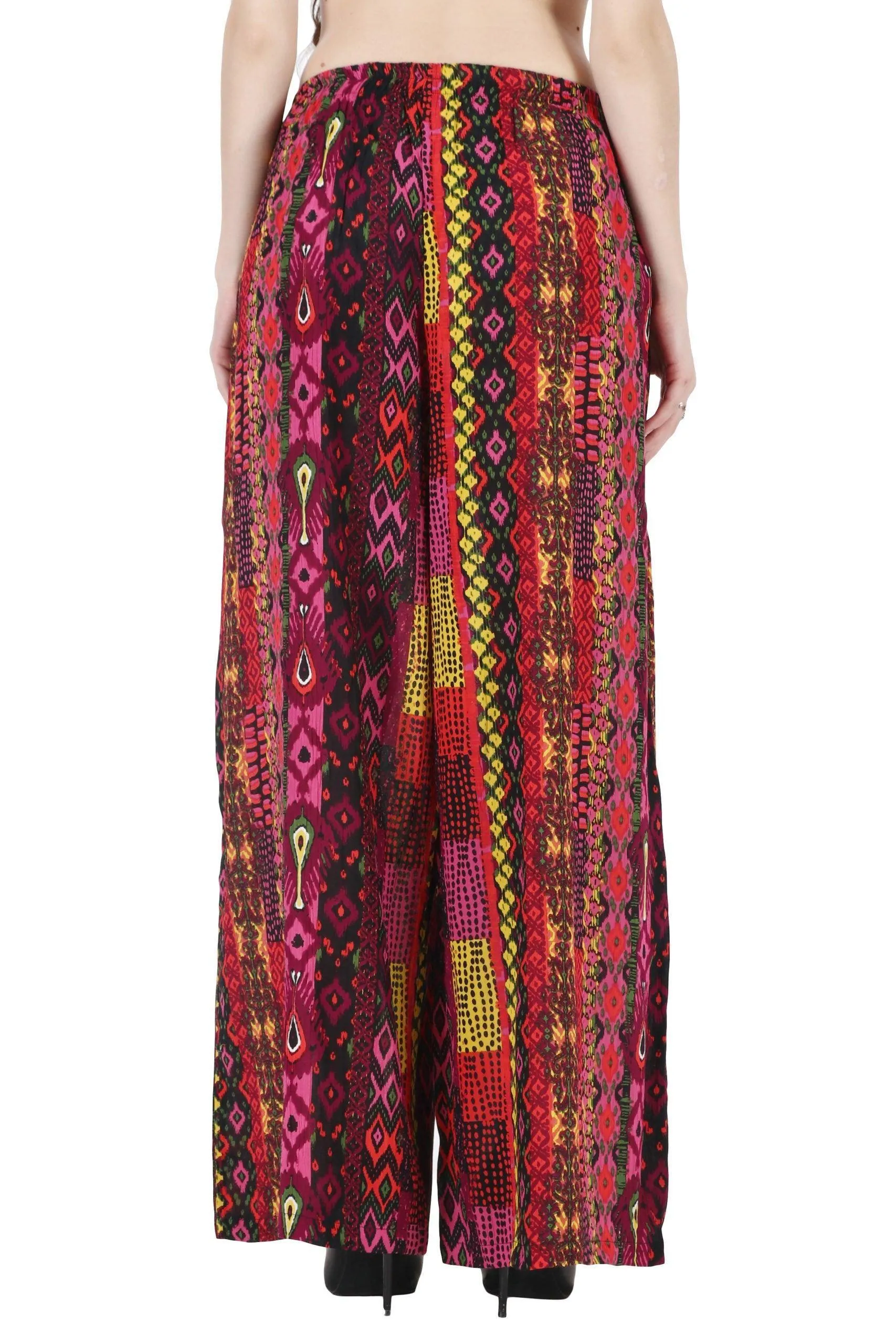 Multicolored Abstract Printed Palazzo