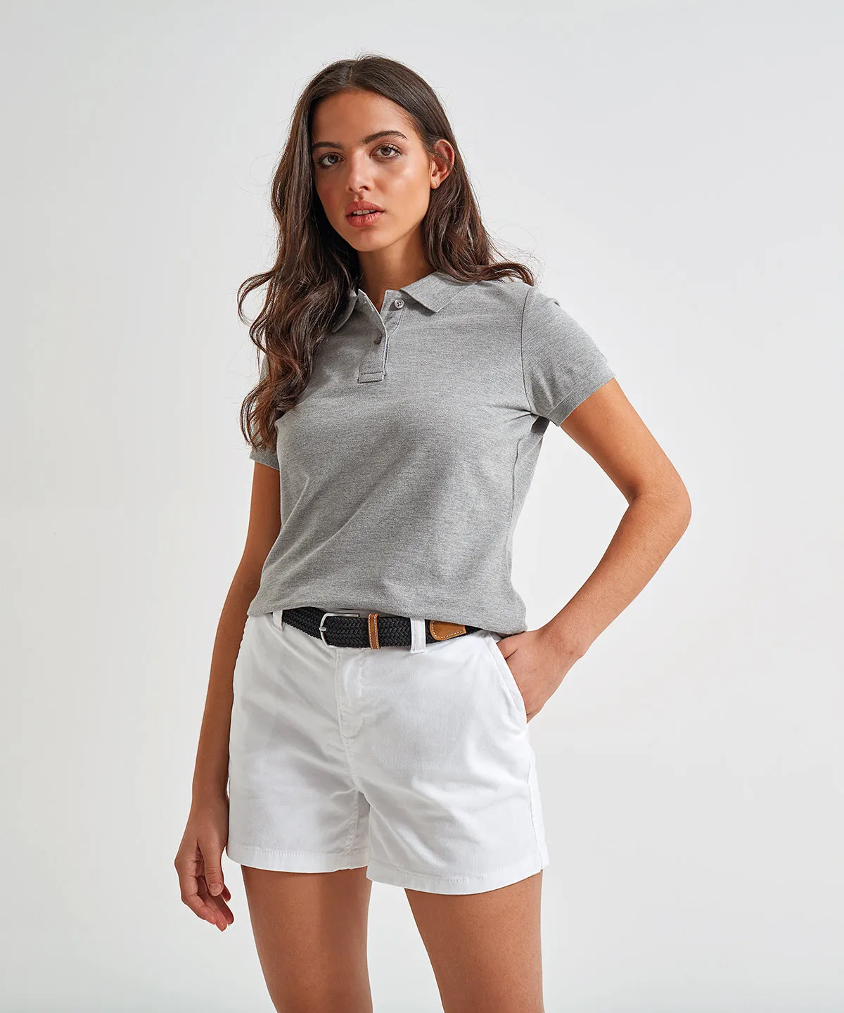 Navy - Women's chino shorts