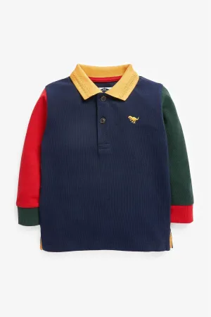 Next Rainbow Hotch Potch Younger Boys Polo Shirt