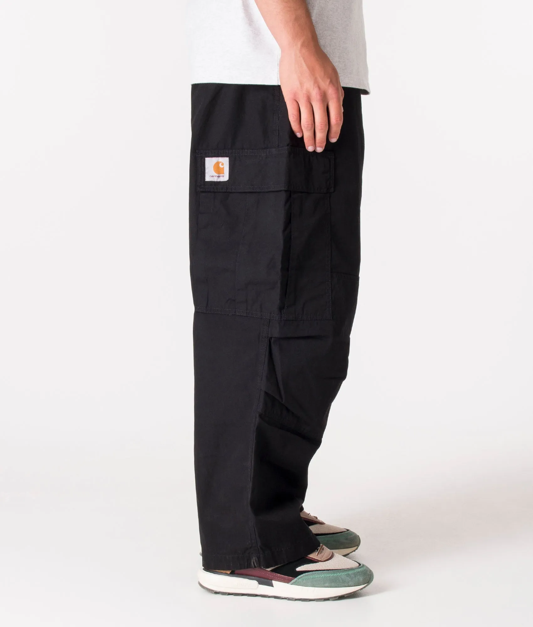 Relaxed Fit Jet Cargo Pants