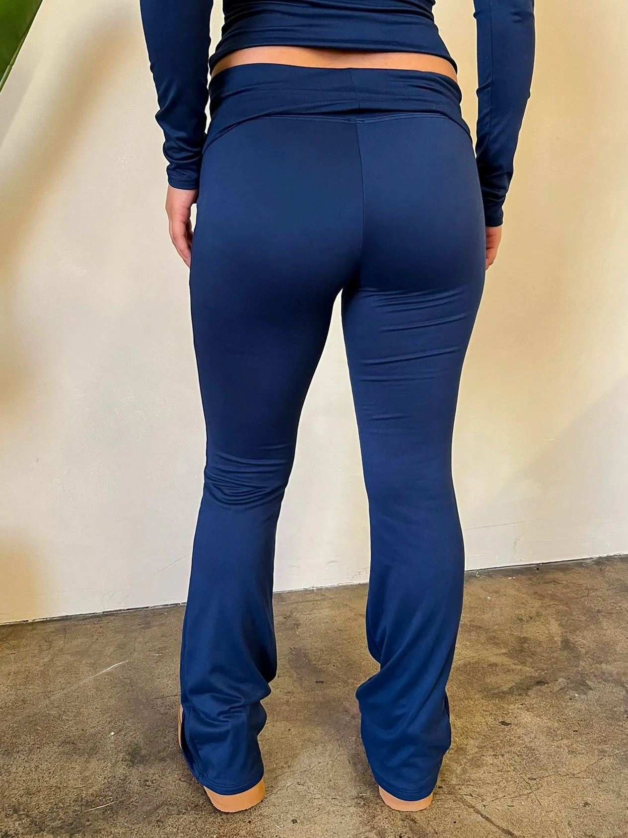 Sienna Flare Pants (Navy)