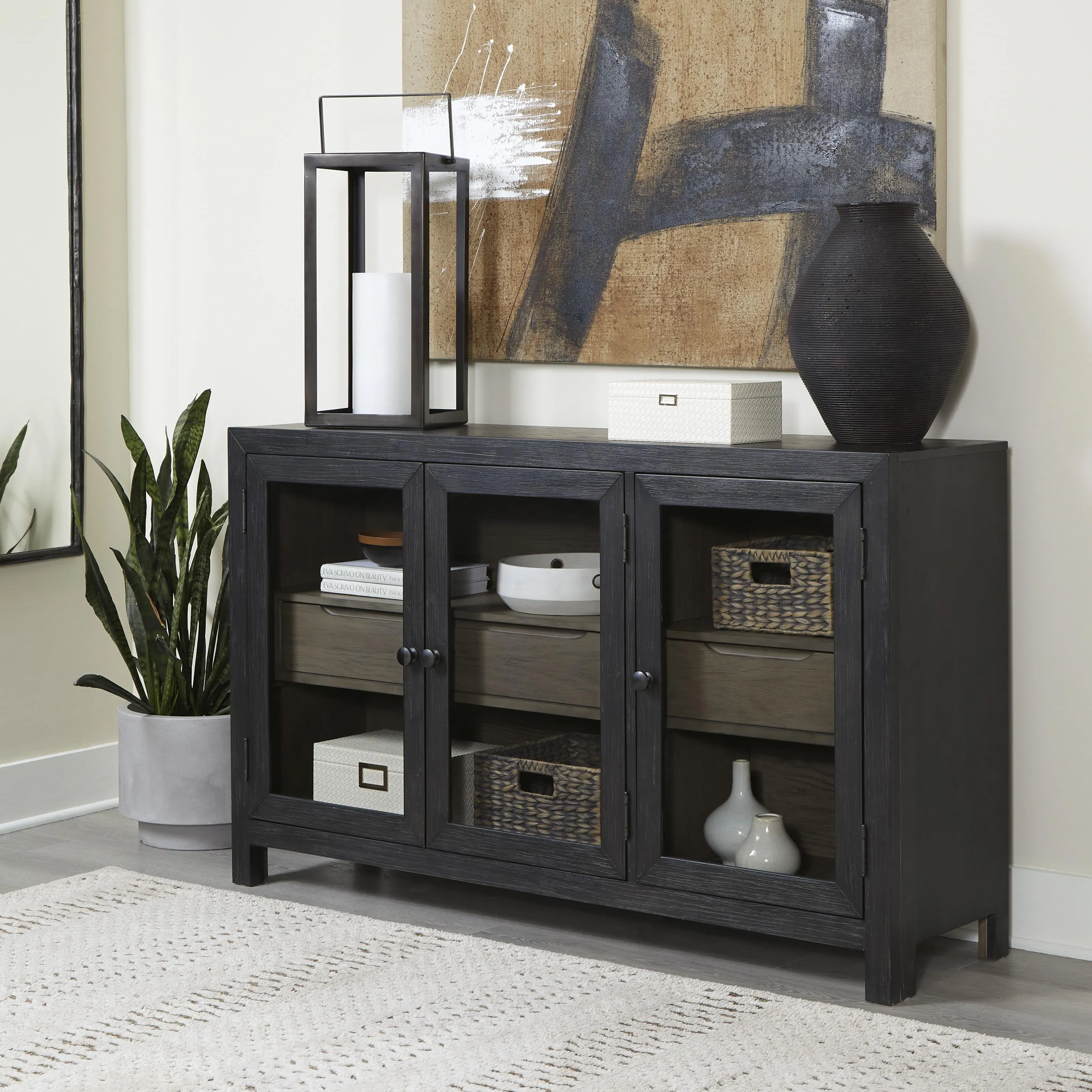 Signature Design by Ashley Lenston A4000508 Accent Cabinet