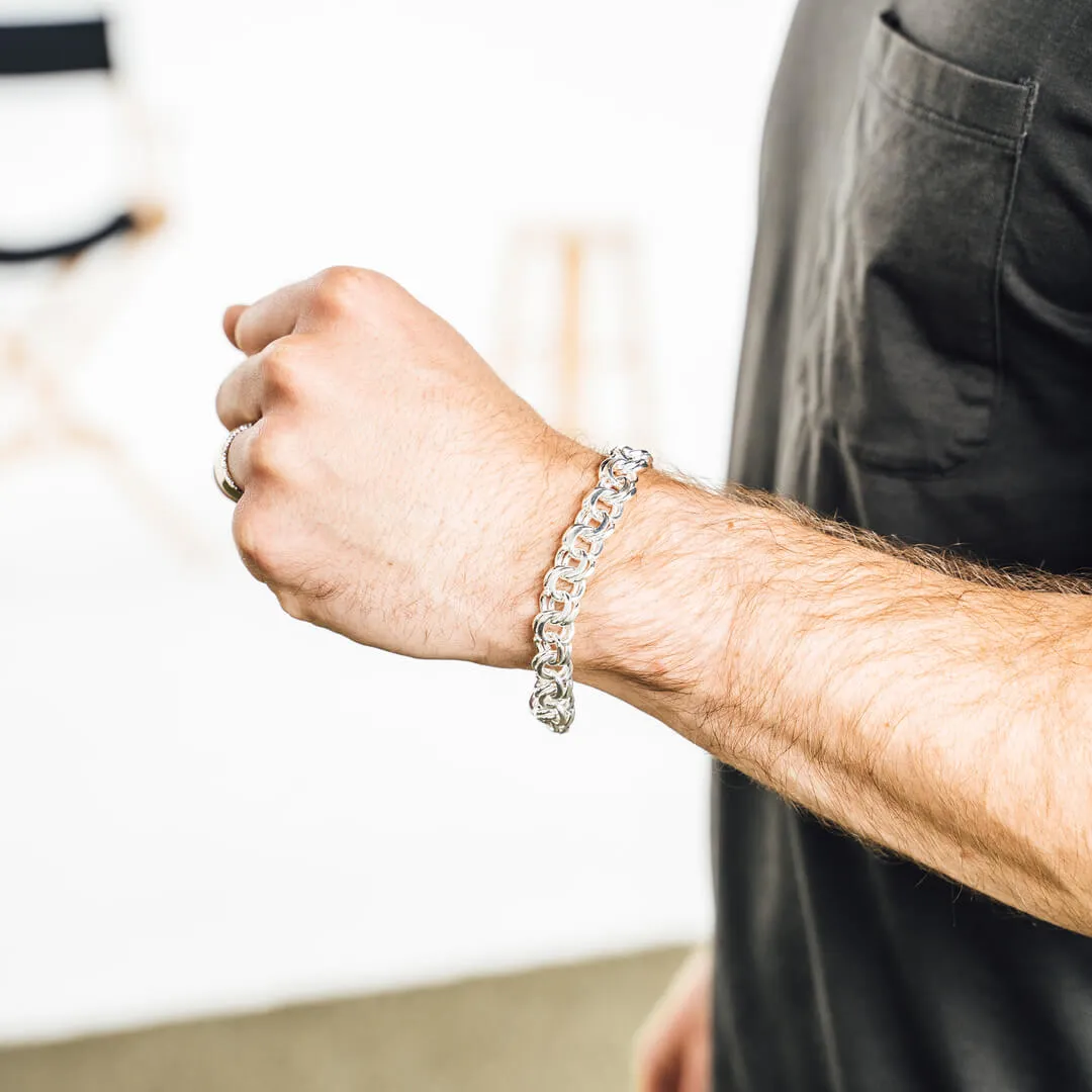 Silver Chino Link bracelet