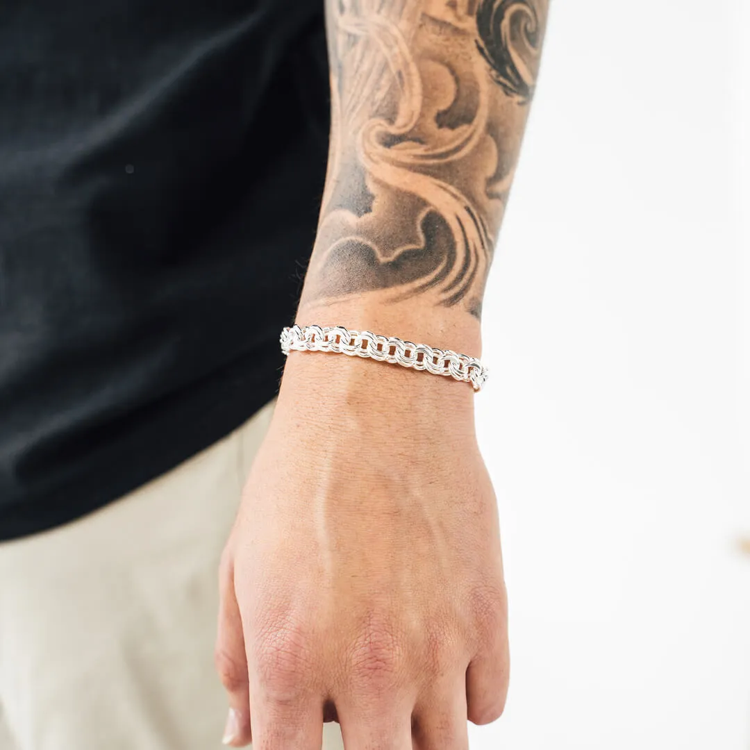 Silver Chino Link bracelet