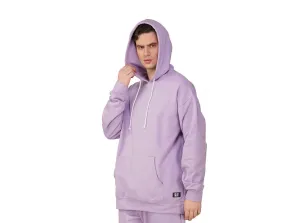 SLAY. Men's Lavender Oversized Drop Shoulder Hoodie