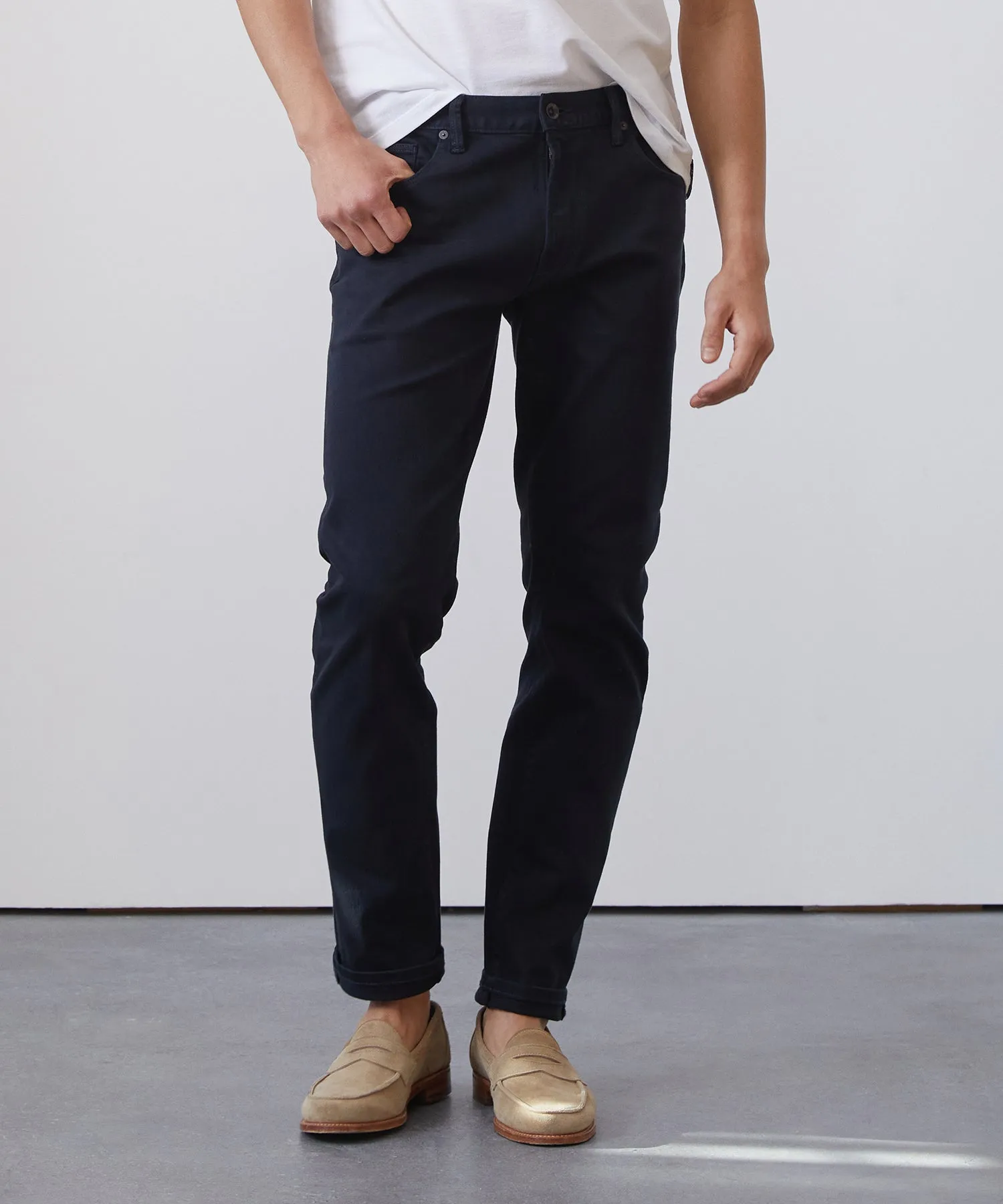 Slim Fit 5-Pocket Chino in Nightwatch