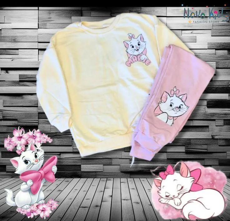 The Aristocats Kids Boys & Girls High-Quality Cotton Set - Kids Girls (2PCs)