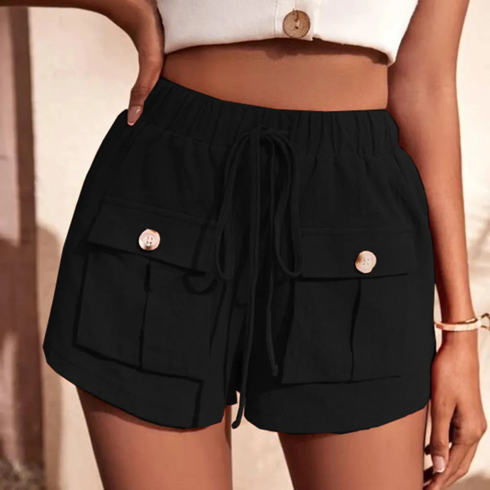 Tie Waist Cargo Shorts - Culture Heaven Special