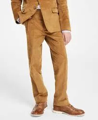 Tommy Hilfiger Big Boys Brushed Herringbone Pants - Brown