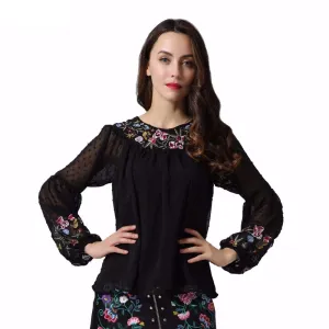 Vintage Floral Boho Top