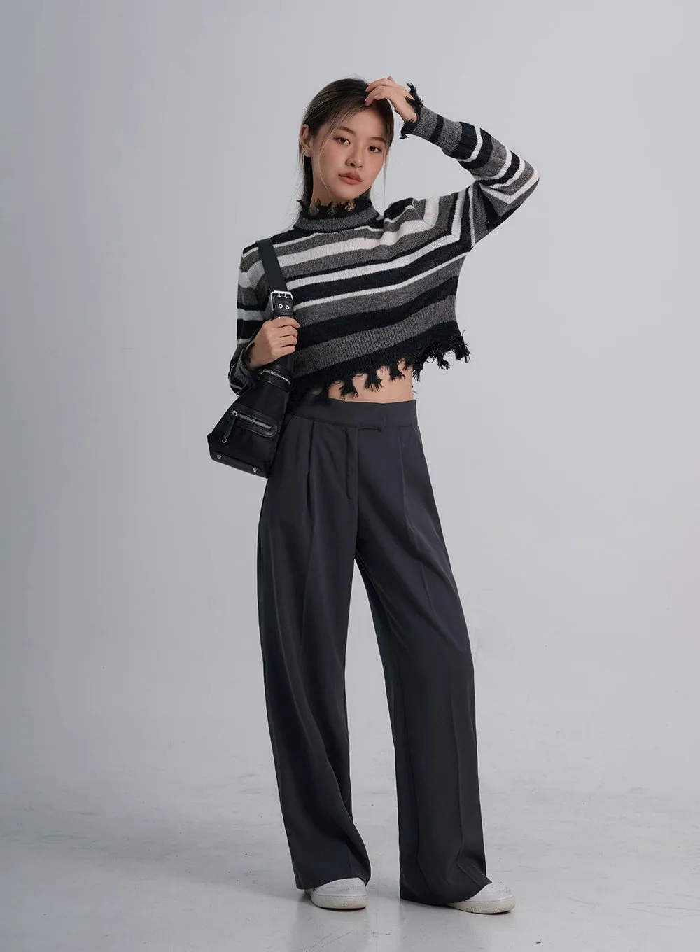 Wide Leg Tailored Pants CO19