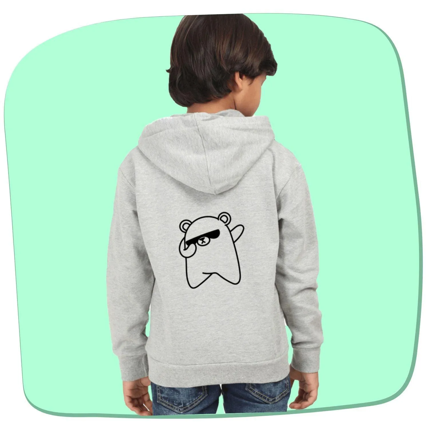 Yo Teddy Bear - Kids Hooded Sweatshirt