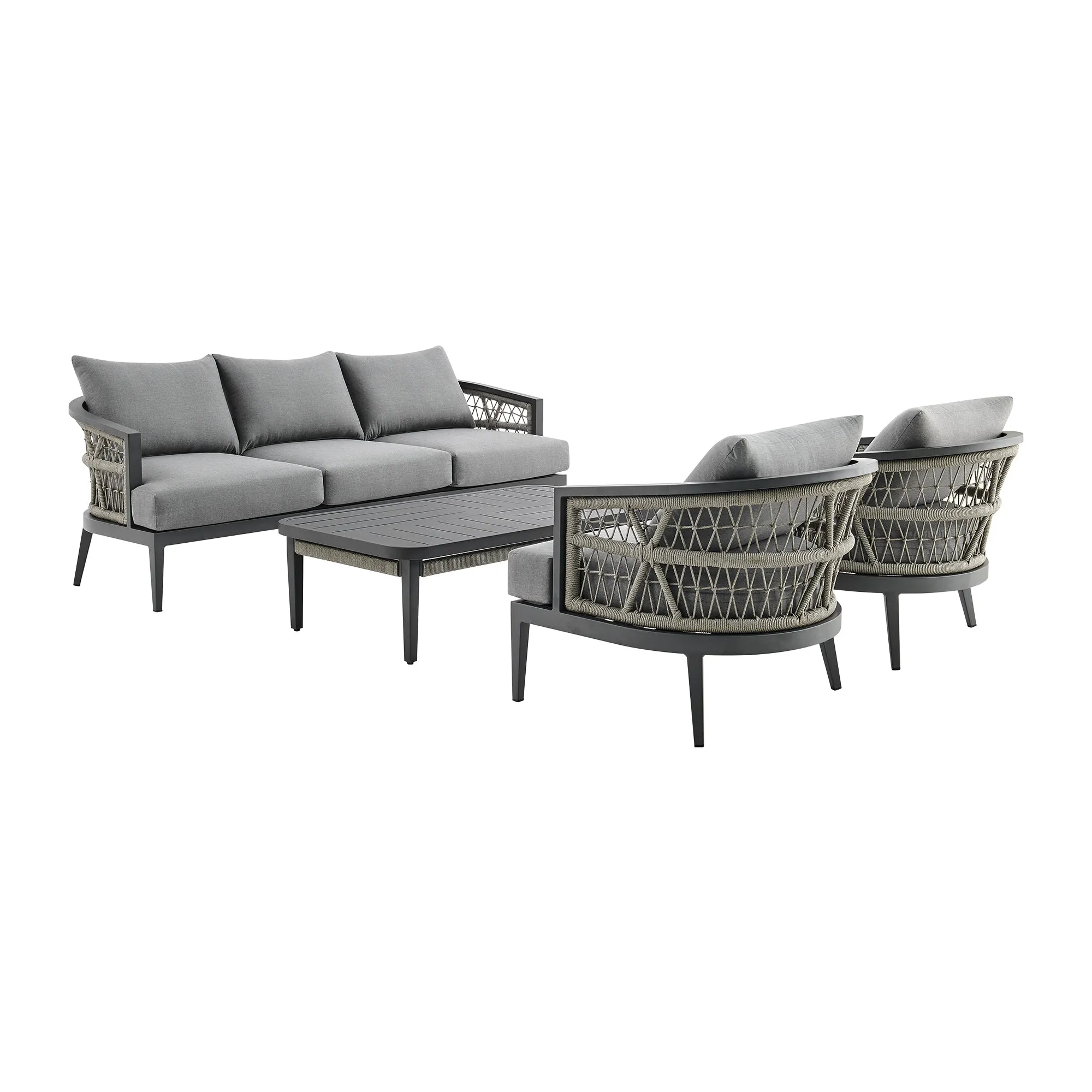 Zella 4-Piece Outdoor Conversation Set